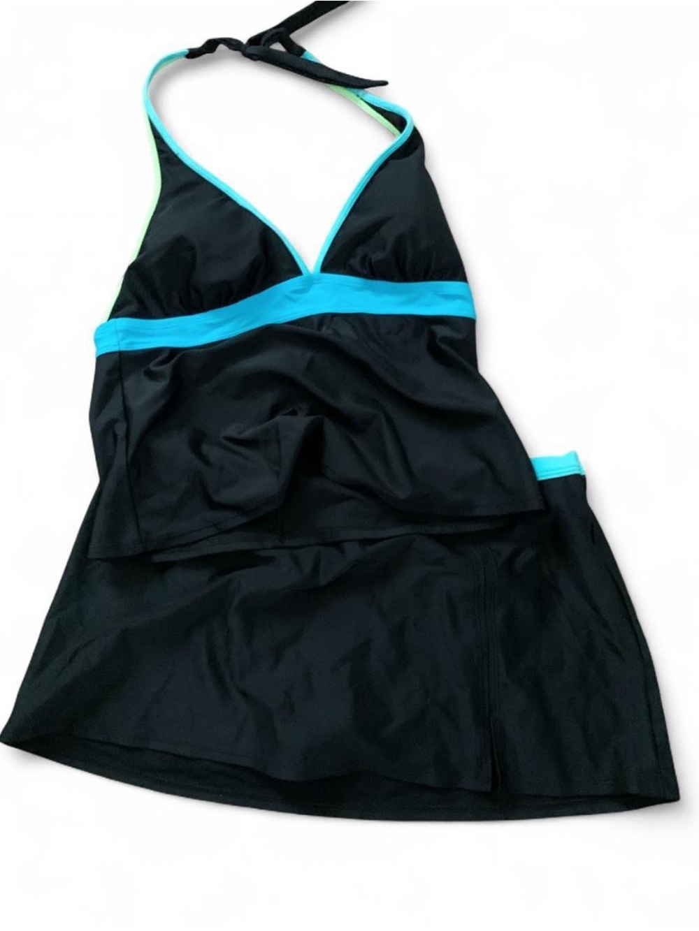 a.n.a Halter Neck Tankini Suit 10/12